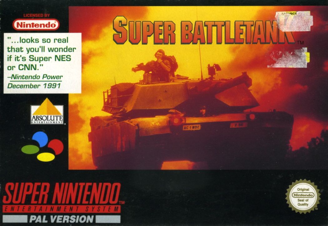 Super Battletank box art for Sega Game Gear